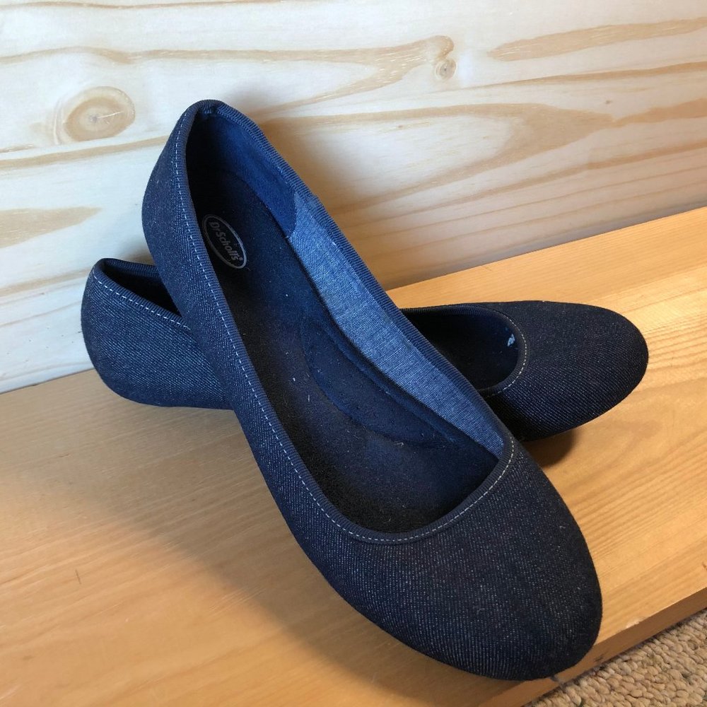 Dr. Scholl's Preppy Denim Fabric Flats